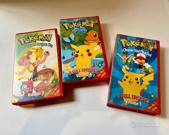 Videocassette Pokemon Anime Ita prima serie