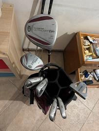 Sacca da golf con mazze per ragazzo 13/14 anni