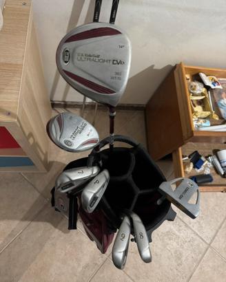Sacca da golf con mazze per ragazzo 13/14 anni