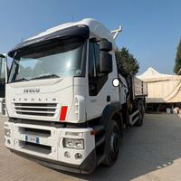 Iveco Magirus 420 Rib Trilat + Gru + Cestello