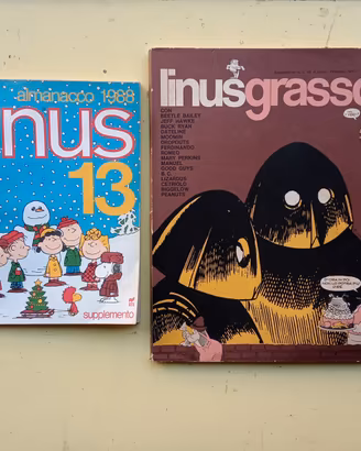 Fumetti LINUS ALMANACCO 1988 e suppl. LINUSGRASSO