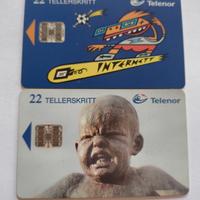 carte telefoniche telenor Norvegia anni 90