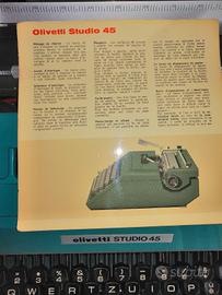 Macchina da scrivere Olivetti lettera 45