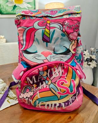 Zaino Scuola Estensibile SJ Gang Unicorno 