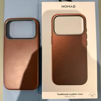 Cover Iphone 17 pro Nomad in pelle originale