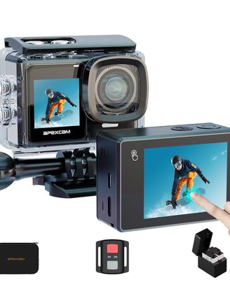 NUOVO Apexcam 4K 30FPS 20MP Action Cam Doppia Sche