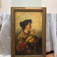 Quadro Ritratto Femminile Fine 800