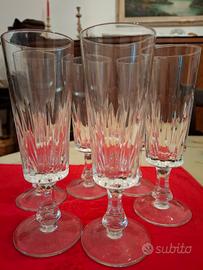Bicchieri da champagne in cristallo 