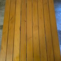 Set da giardino in legno. Tavolo + 3 sedie