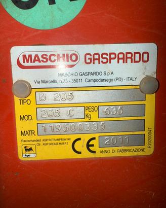 Fresa Maschio B 205