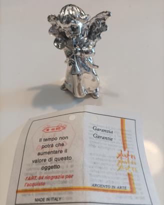 Angioletto in Argento "Art '84" Made in Italy