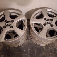 Cerchi in lega 14" Msw