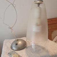 lampadario vintage di marca in vetro 
