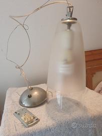 lampadario vintage di marca in vetro 