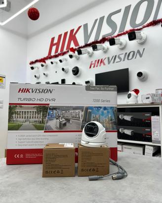 Kit hikvision turbohd turbo hd videosorveglianza