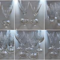  bicchieri di cristallo set