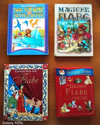 Quattro libri a scelta di fiabe e storie per bambi