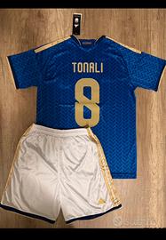 Maglia Calcio + Pantaloncini Italia Tonali M 25/26
