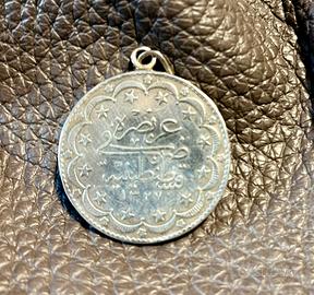 Moneta argento turca impero ottomano 1915