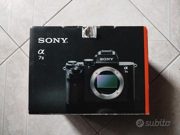 Scatola Sony alpha 7 II (solo la scatola)