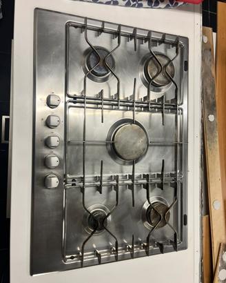 Piano cottura a gas, cinque fuochi Whirlpool