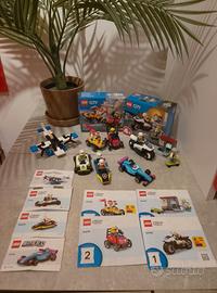 Lotto lego city 60458 60455 polizia macchinine 