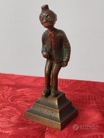 Scultura Fortunello personaggio Happy Hooligan