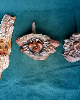 Tradizionale Hand Carved Folk di montagna