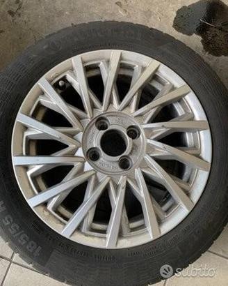Cerchi fiat 500 r15 2018 con gomme