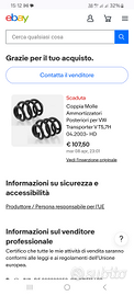 Molle ammortizzatore honda crv serie 3