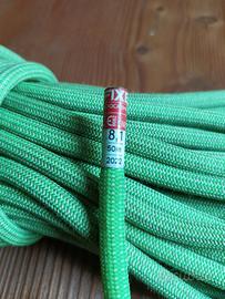 Mezze corde, corda arrampicata 