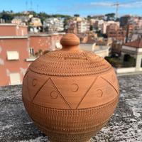 Salvadanaio antico terracotta