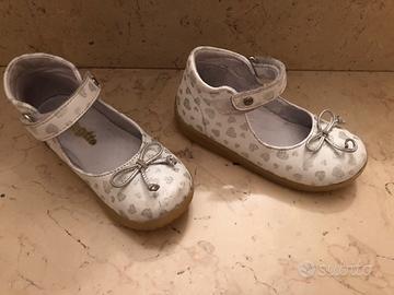 Scarpe ballerine bambina FALCOTTO numero 26 bianco