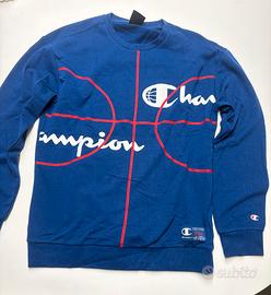 Felpa Champion Ragazzo - Grafica Basket - Come Nuo
