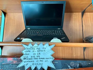 Lenovo ThinkPad P52 (RICONDIZIONATO)