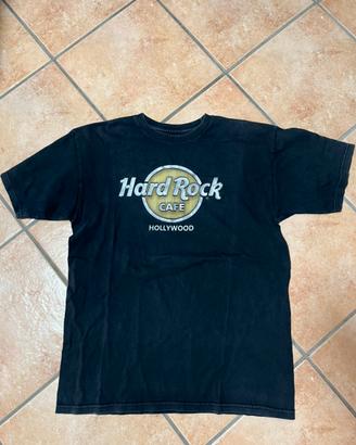 T-shirt Hard Rock Cafe Hollywood Nera