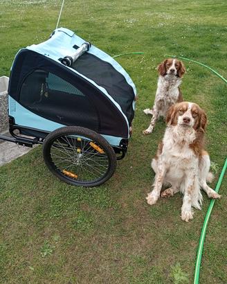 carrello trasportino cani bici