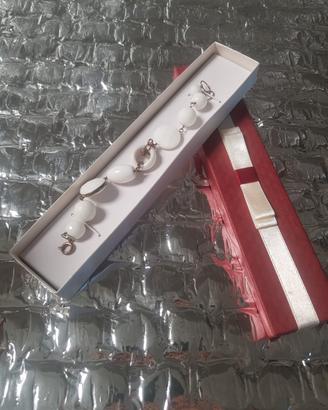 Bracciale in Agata Bianca GIOIELLERIA IENCO