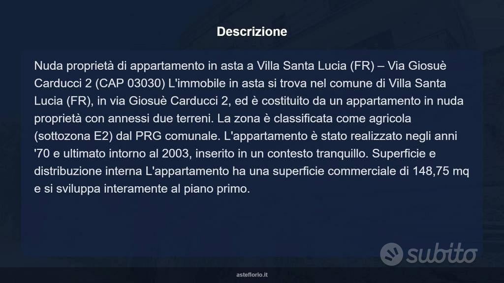 Appartamento – Villa Santa Lucia, Frosinone - Altro