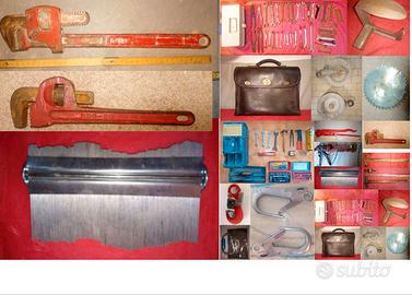 Giratubi da 40e30cm, profilometro e altri attrezzi