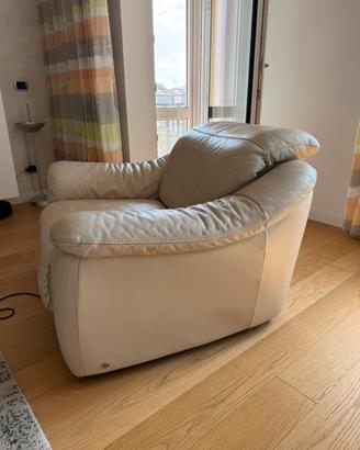 Poltrona reclinabile elettrica Natuzzi D&D