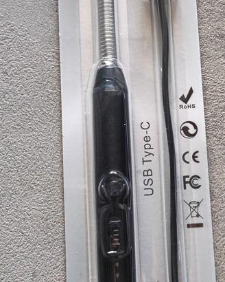 Penna elettrica USB colore nero 