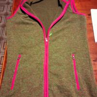 Giacca in pile smanicata, Active Tg. S, da donna