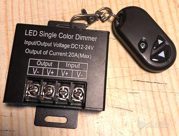 Dimmer con telecomando per luci LED