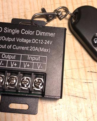 Dimmer con telecomando per luci LED