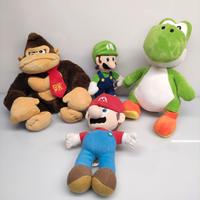 Lotto 4 Peluche Super Mario Bros Official Nintendo