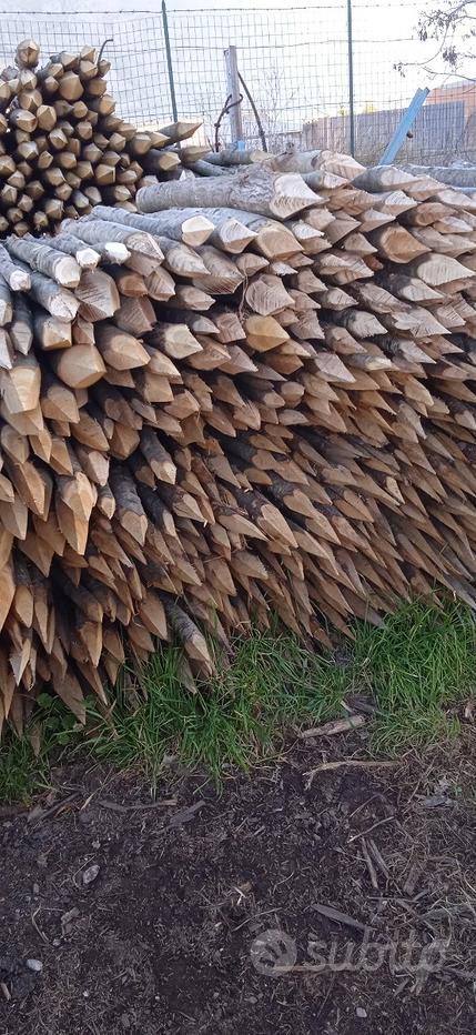 Pali in legno di castagno - Prezzi e offerte usato 