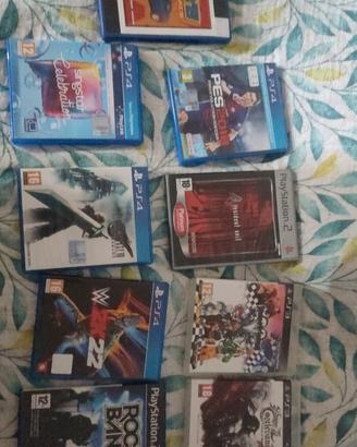 giochi PS4 e Nintendo 