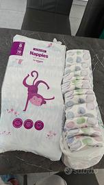 76 pannolini taglia 6 certificati 
