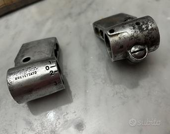 Riser morsetto Lambretta + manicotti porta leve